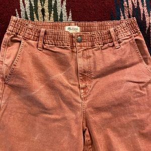 Madewell high rise tapered denim